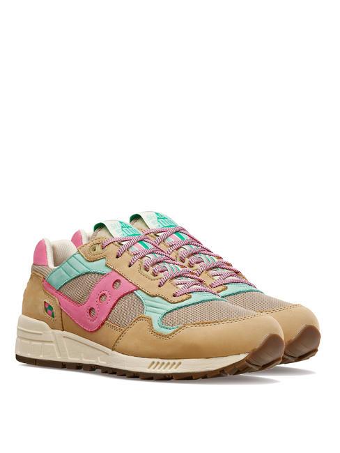 SAUCONY SHADOW 5000 Baskets gris/rose - Chaussures unisexe