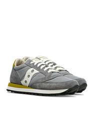 SAUCONY JAZZ ORIGINAL Baskets gris fonc&eacute;/cr&egrave;me - Chaussures unisexe - 1