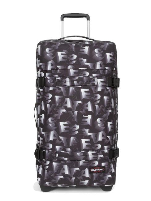 EASTPAK TRANSIT'R M Chariot de taille moyenne bloc noir - Valises Semi-rigides