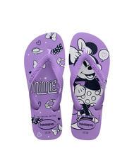 HAVAIANAS TOP DISNEY Tongs en caoutchouc prisme violet - Chaussures Femme - 1