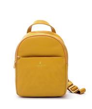 SPALDING TIFFANY Petit sac &agrave; dos en cuir moutarde - Sacs pour Femme - 1