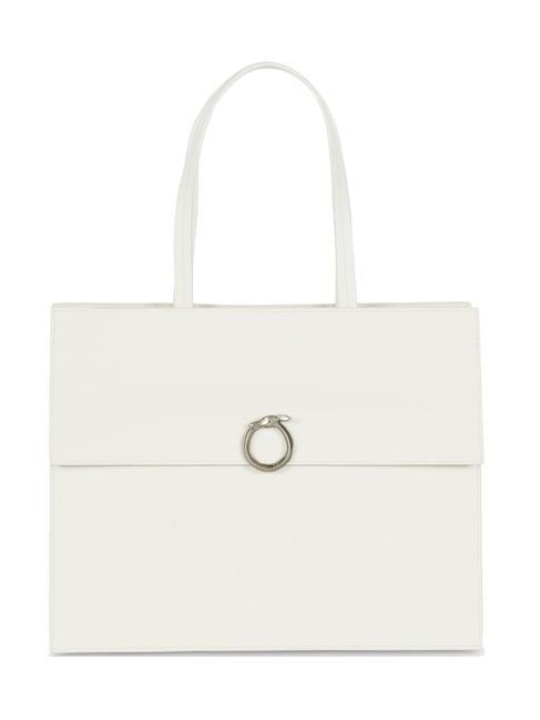 TRUSSARDI OBELIA Sac bandoulière, en cuir blanc cassé - Sacs pour Femme