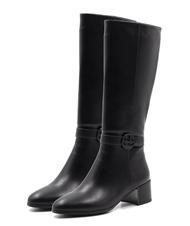 ROCCOBAROCCO RB LOGO ROUND Bottes &agrave; talons hauts noir - Chaussures Femme - 1