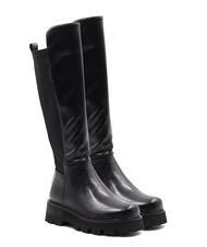 ROCCOBAROCCO PLATFORM Bottes hautes noir - Chaussures Femme - 1