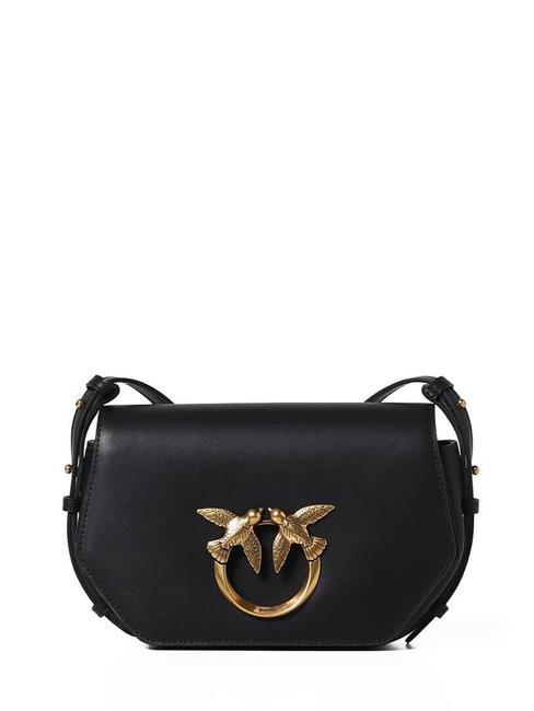 PINKO LOVE CLICK EXAGON MINI  Cliquez simplement sur l'hexagone noir-or antique - Sacs pour Femme