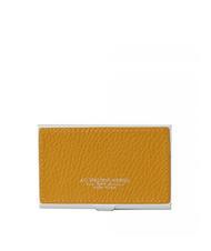 SPALDING Porta Biglietti da Visita En cuir et aluminium moutarde - Portefeuilles Homme - 1