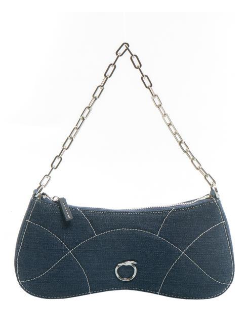 TRUSSARDI PALI QUILTED Sac porté épaule matelassé bleu - Sacs pour Femme