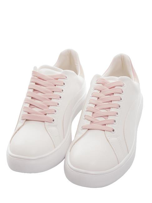 TRUSSARDI YRIAS Baskets blanc/rose pâle/blanc - Chaussures Femme