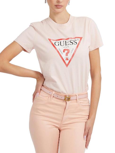 GUESS CLASSIC FIT LOGO T-shirt avec logo rose calme - T-shirt