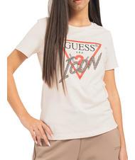 GUESS ICON T-shirt avec clous poudre de perle - T-shirt - 1