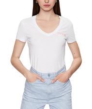 GUESS MINI LOGO t-shirt &agrave; logo 1984 blanc pur - T-shirt - 1