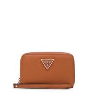 GUESS MERIDIAN Portefeuille zipp&eacute; COGNAC - Portefeuilles Femme - 1