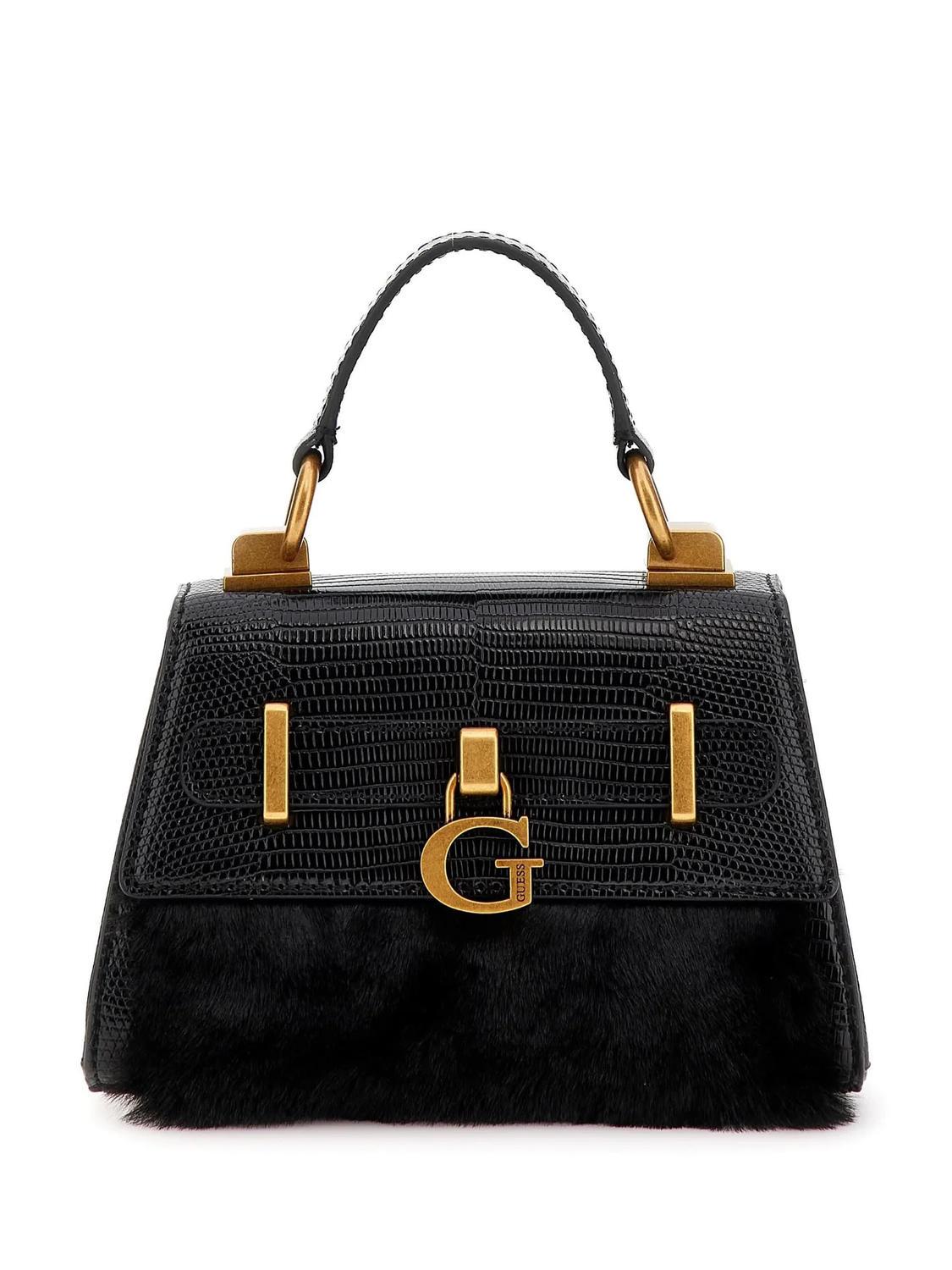 Petit sac a sales main guess noir