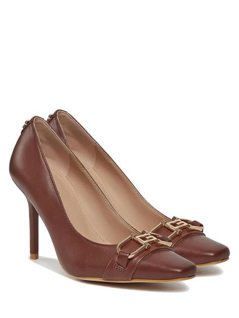 GUESS ELOUISA Escarpins en cuir avec application COGNAC - Chaussures Femme