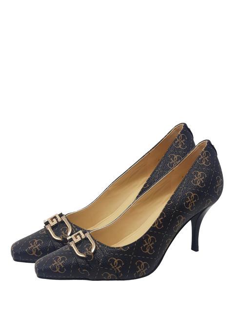 GUESS SILOW3 Pompes ocre brune - Chaussures Femme