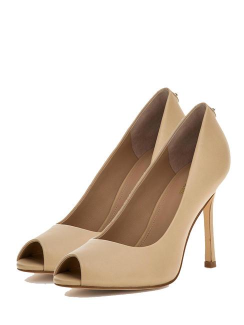 GUESS BLANCHI Escarpins en cuir à bout ouvert nu - Chaussures Femme