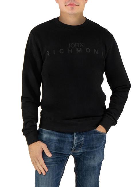 JOHN RICHMOND IMANOV Sweatshirt à capuche le noir - Pulls molletonnés