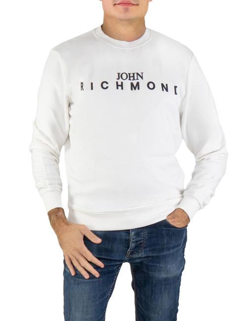 JOHN RICHMOND IMANOV Sweatshirt à capuche crème - Pulls molletonnés