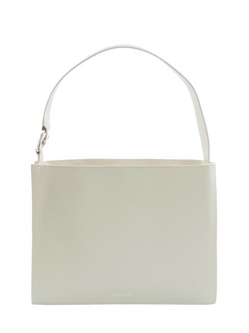 TRUSSARDI OBELIA Sac bandoulière en cuir recyclé blanc cassé - Sacs pour Femme