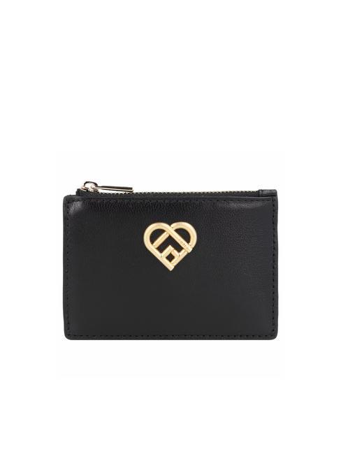 FURLA MY JOY Étui à clés en cuir Noir - Porte-clés