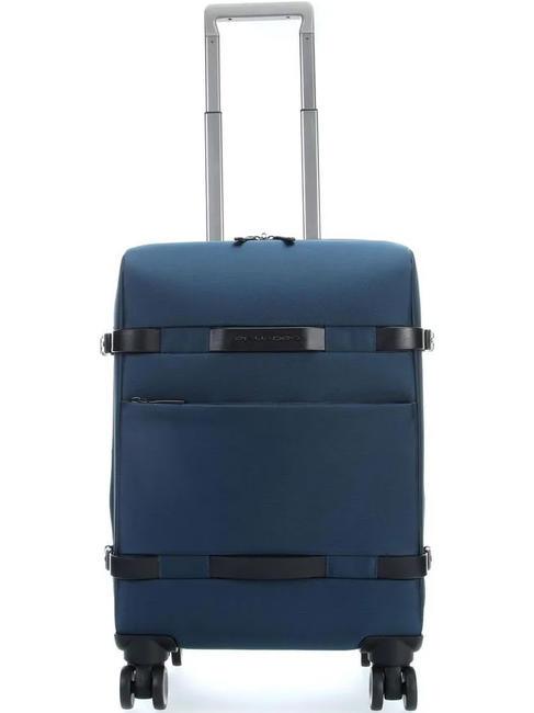 PIQUADRO Valise Ligne MOVE 2 ; valise cabine ; extensible bleu - Valises cabine