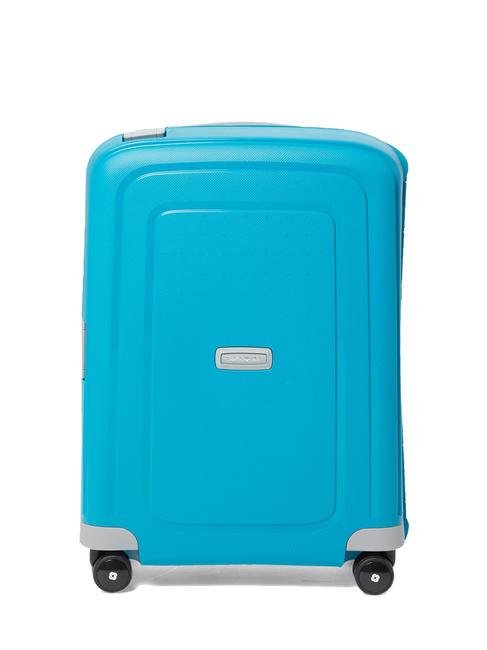 SAMSONITE S'CURE Chariot à bagages à main bleu/argent - Valises cabine