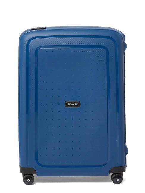 SAMSONITE S'CURE chariot moyen bleu foncé noir - Valises Rigides