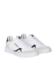 Bikkembergs Basket Baskets En Cuir Glace Noir Achetez A Prix Outlet