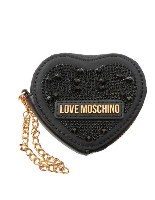 LOVE MOSCHINO HOTFIX Bourse noir2 - Portefeuilles Femme