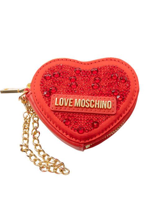 LOVE MOSCHINO HOTFIX Bourse rouge - Portefeuilles Femme