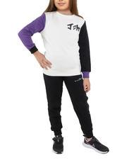 JOHN RICHMOND HADEW Survêtement sweat et pantalon en coton - Survêtements pour enfants