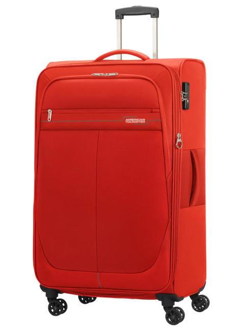 AMERICAN TOURISTER DEEP DIVE Grand chariot extensible rouge / gris - Valises Semi-rigides