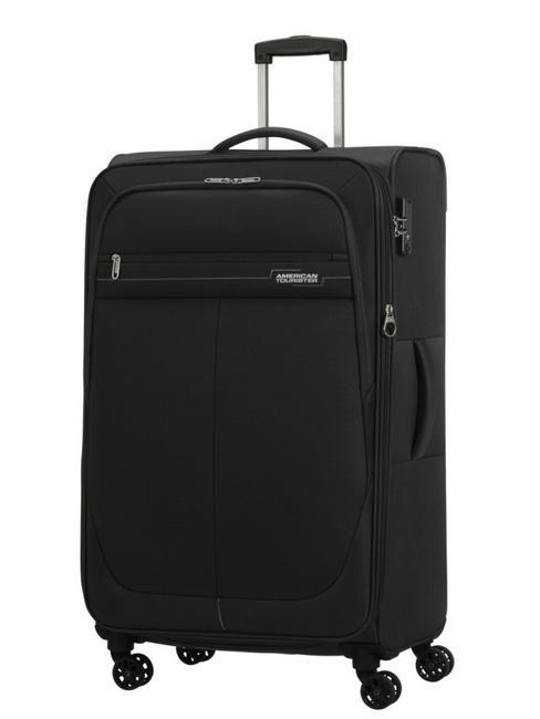 AMERICAN TOURISTER DEEP DIVE Grand chariot extensible gris-noir - Valises Semi-rigides