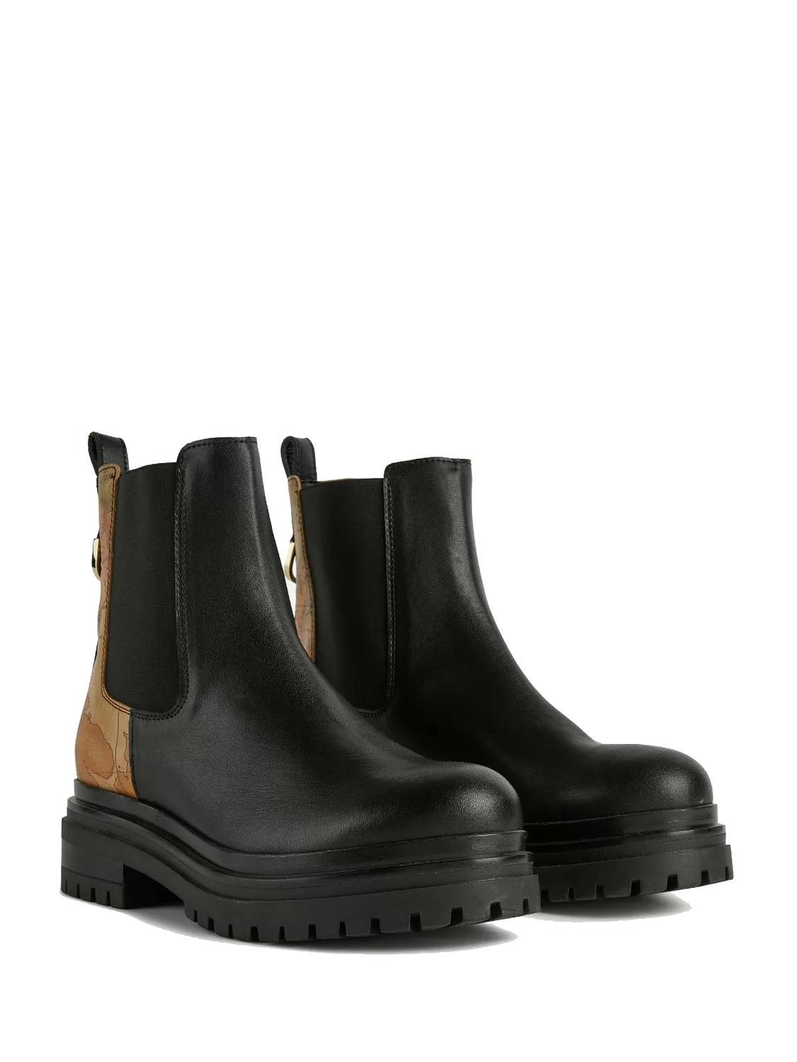 Alviero Martini Prima Classe Geo Classic Bottines Beatles En Cuir