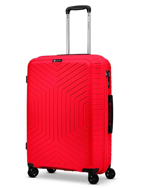 R RONCATO HEXA Chariot de taille moyenne rouge - Valises Rigides