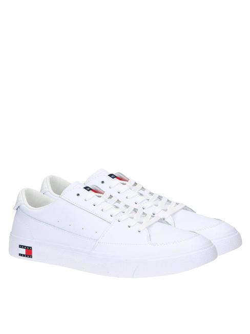 TOMMY HILFIGER TOMMY JEAN Vulcanized Essential Baskets blanc - Chaussures Homme