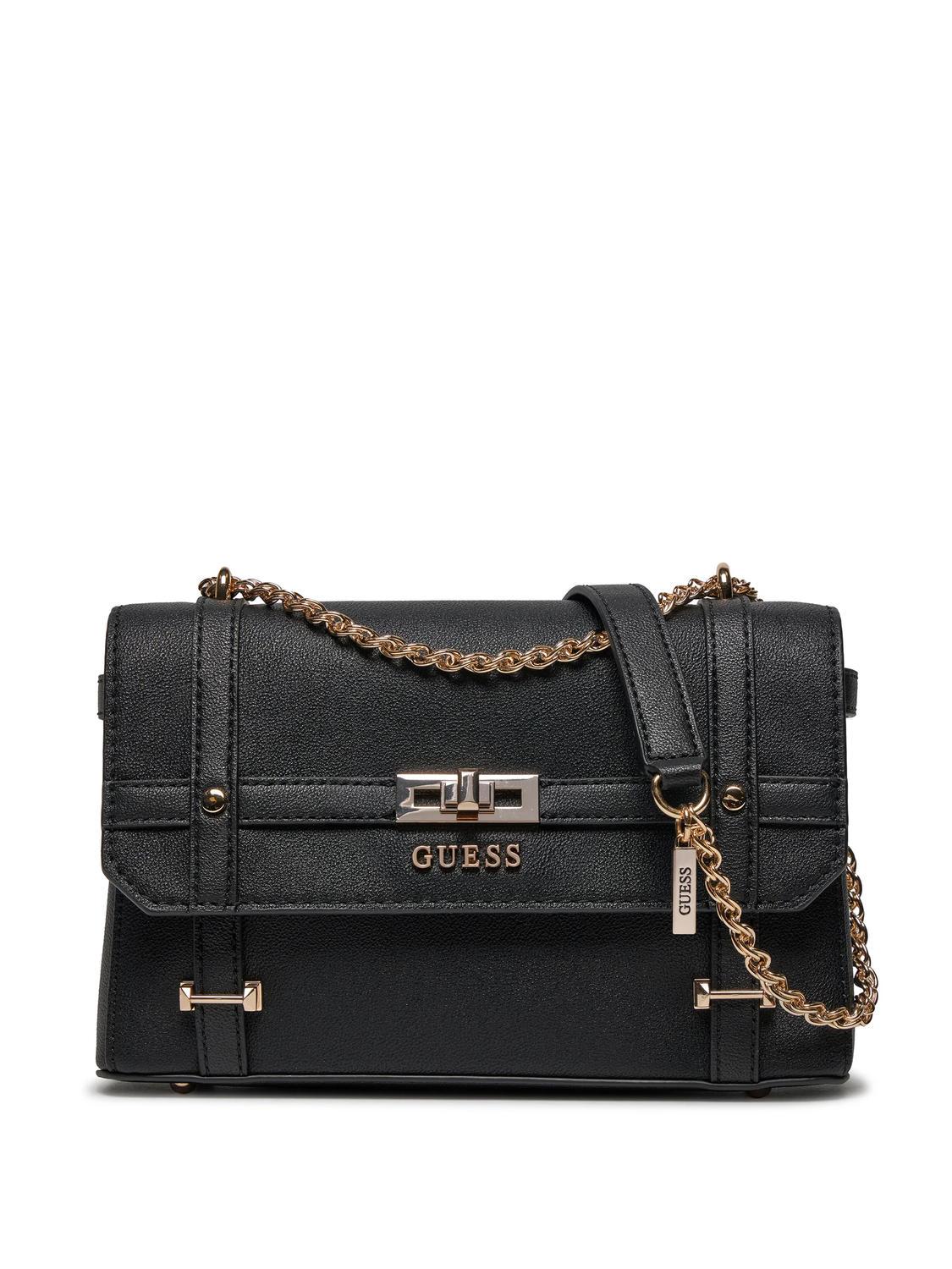 Guess Emilee Sac Porte Epaule Croise Noir Achetez A Prix Outlet