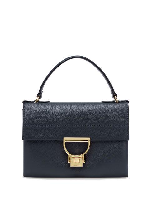 COCCINELLE ARLETTIS Mini sac en cuir texturé bleu nuit - Sacs pour Femme