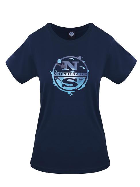 NORTH SAILS OCEAN LOGO T-shirt en cotton bleu marine - T-shirt