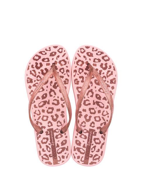 IPANEMA CONNECT FEM Tongs en caoutchouc rose/paillettes - Chaussures Femme