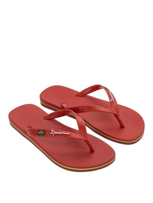 IPANEMA CLAS BRASIL II AD  Tongs rouge rouge - Chaussures Homme