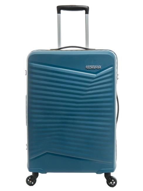 AMERICAN TOURISTER JETDRIVER 2.0 Chariot de taille moyenne bleu sarcelle - Valises Rigides
