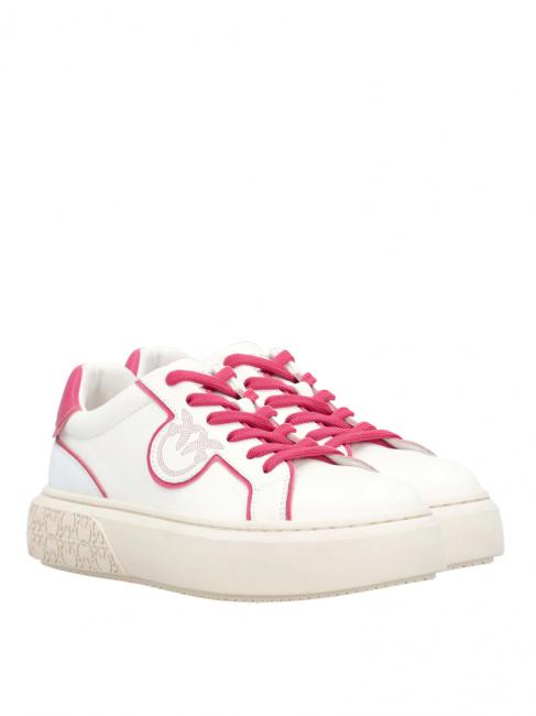 PINKO YOKO Baskets blanc/rose rose - Chaussures Femme
