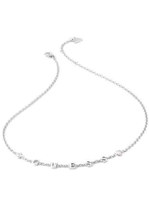 GUESS CRYSTAL HARMONY Collier ARGENT - Colliers