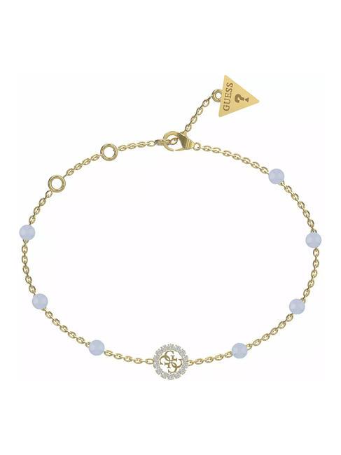 GUESS NATURAL STONES Bracelet or jaune/aigue-marine - Bracelets