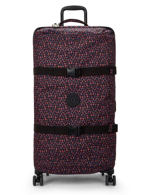 KIPLING SPONTANEUS Chariot moyen carrés heureux - Valises Semi-rigides