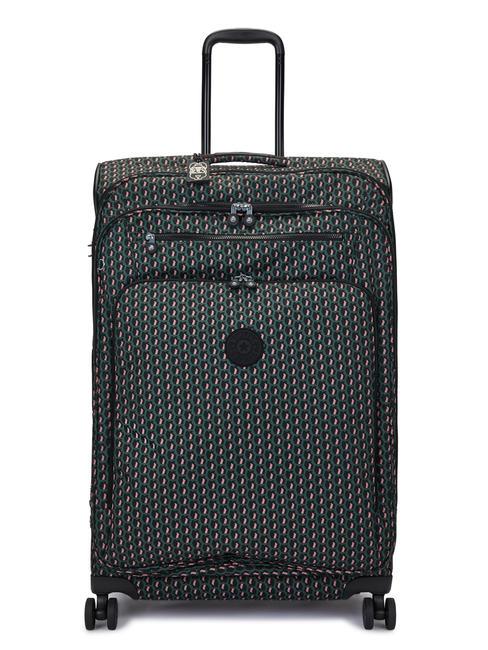 KIPLING NEW YOURI SPIN L Chariot de grande taille 3d, rose - Valises Semi-rigides