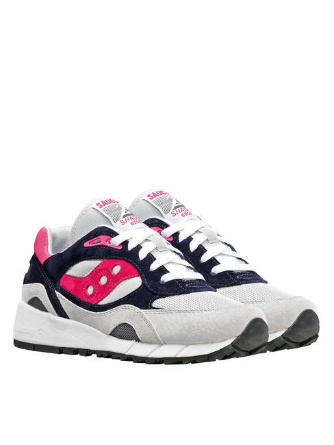 SAUCONY SHADOW 6000 Baskets gris/rose - Chaussures unisexe