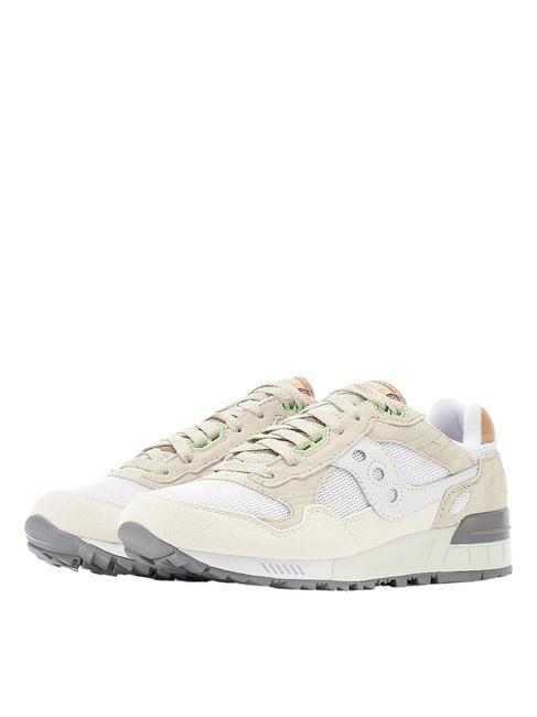 SAUCONY SHADOW 5000 Baskets Blanc gris - Chaussures unisexe
