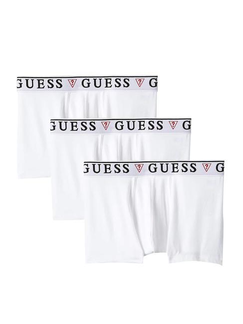 GUESS BRIAN Set 3 boxers blanc optique - Slip homme